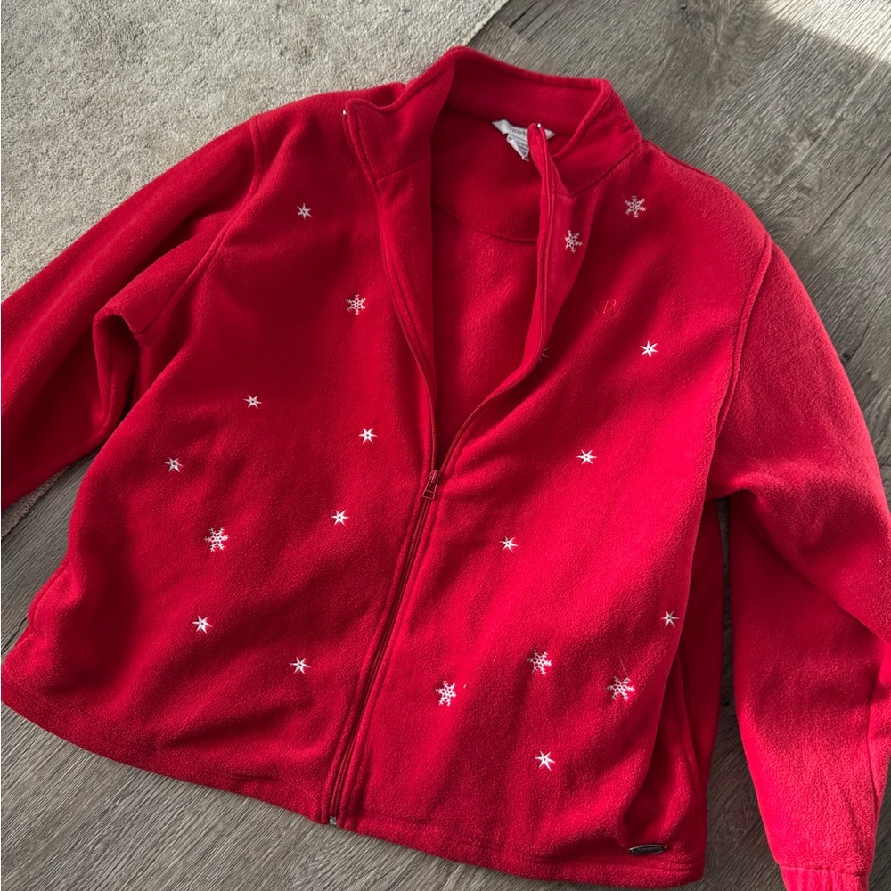 Northern Reflection Snowflake Fleece